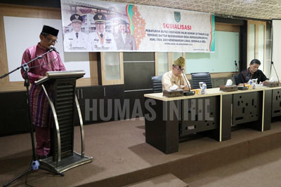 Aparatur Desa di Inhil Diminta Laksanakan Roda Pemerintahan Sesuai Aturan